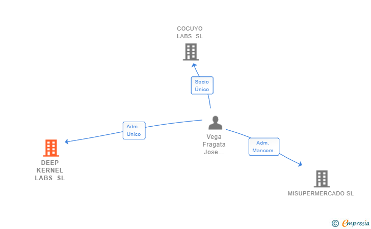 Vinculaciones societarias de DEEP KERNEL LABS SL