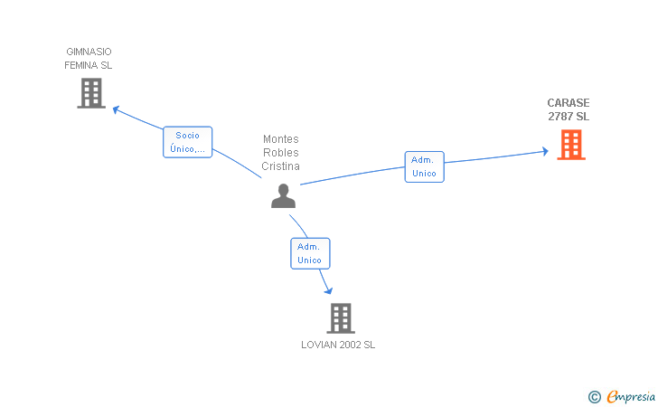 Vinculaciones societarias de CARASE 2787 SL