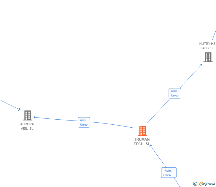 Vinculaciones societarias de TRUMAN TECH SL