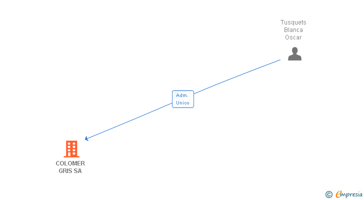 Vinculaciones societarias de COLOMER GRIS SA