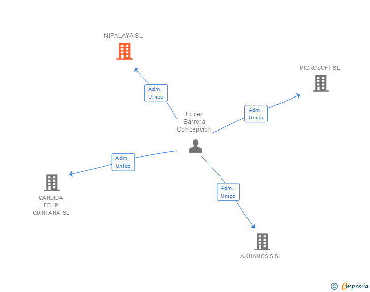 Vinculaciones societarias de NIPALAYA SL