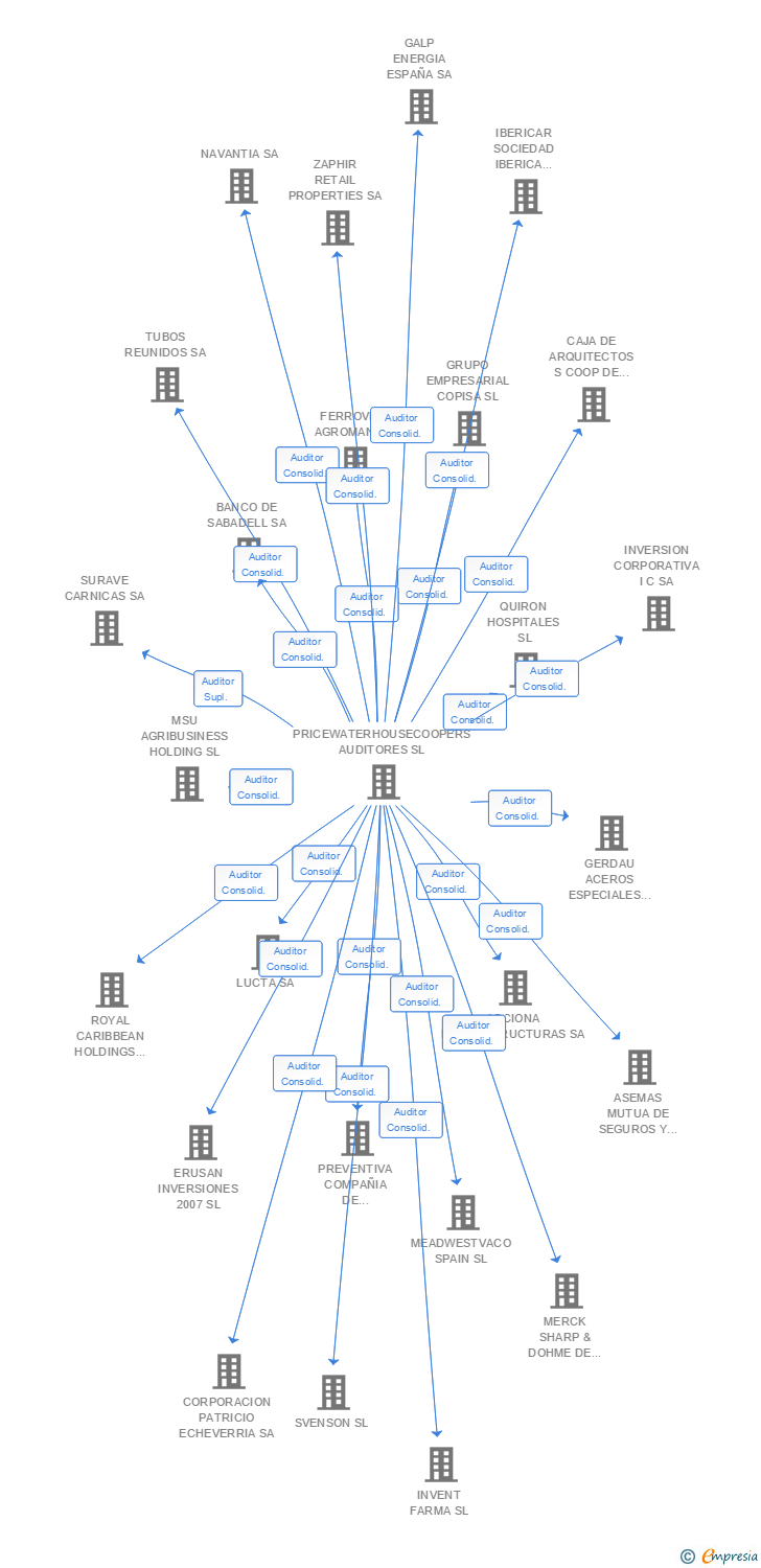 Vinculaciones societarias de MULTICHANNEL SOLUTIONS SL