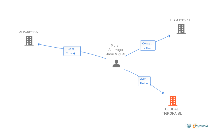 Vinculaciones societarias de TWINOBJECT SL