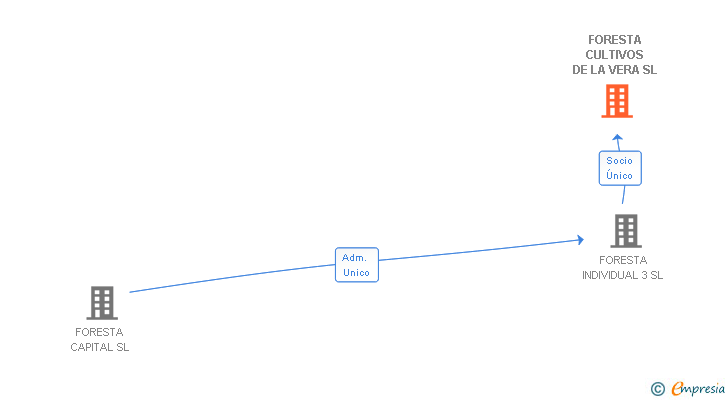 Vinculaciones societarias de FORESTA CULTIVOS DE LA VERA SL