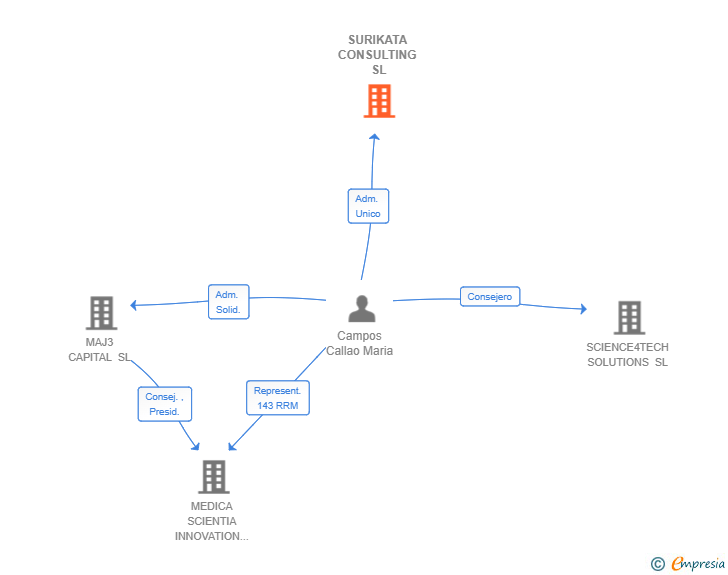 Vinculaciones societarias de SURIKATA CONSULTING SL
