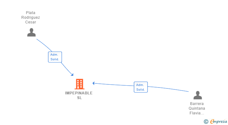 Vinculaciones societarias de IMPEPINABLE SL