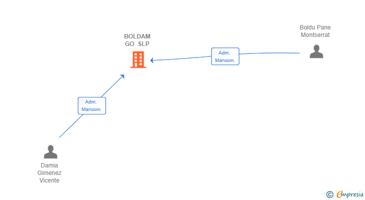 Vinculaciones societarias de BOLDAM GO SLP
