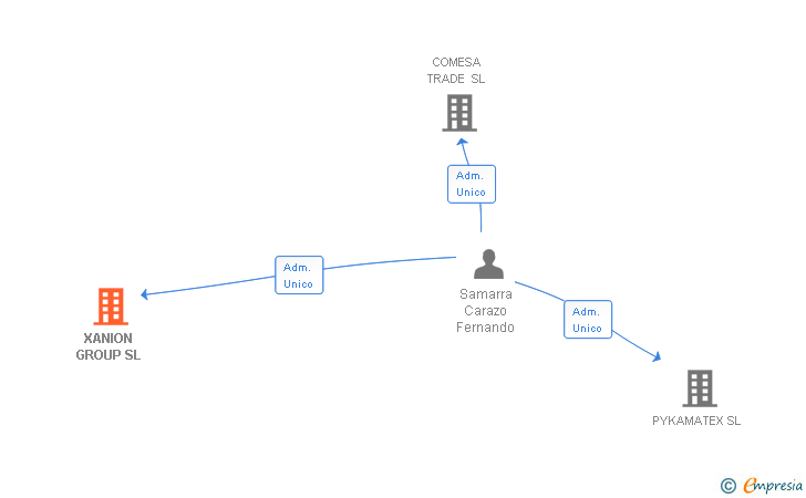 Vinculaciones societarias de XANION GROUP SL