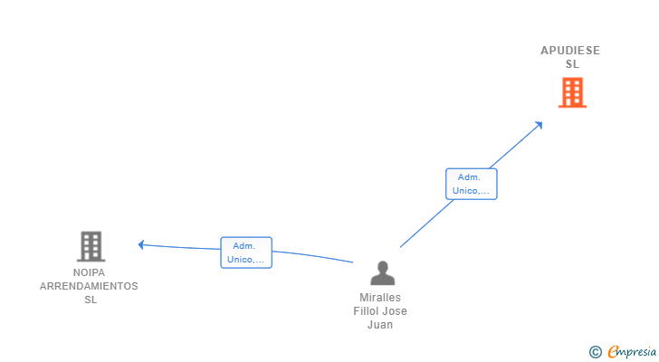 Vinculaciones societarias de APUDIESE SL
