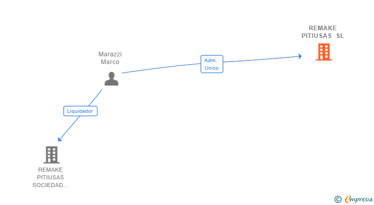 Vinculaciones societarias de REMAKE PITIUSAS SL