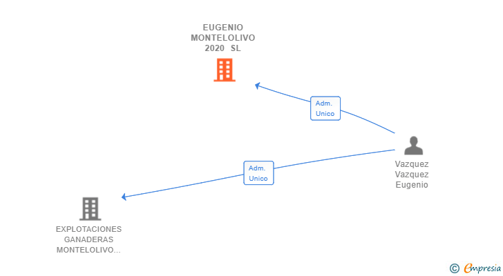 Vinculaciones societarias de EUGENIO MONTELOLIVO 2020 SL