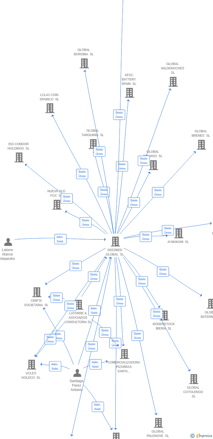 Vinculaciones societarias de THEMIS SOLUTIONS SPAIN SL