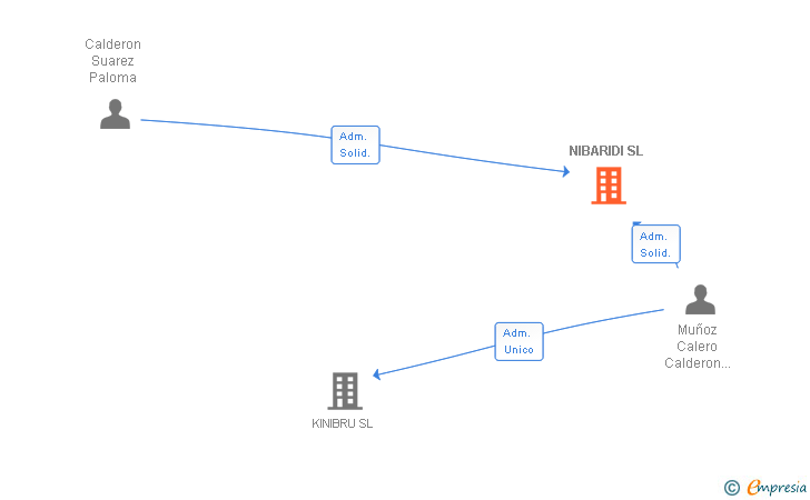 Vinculaciones societarias de NIBARIDI SL