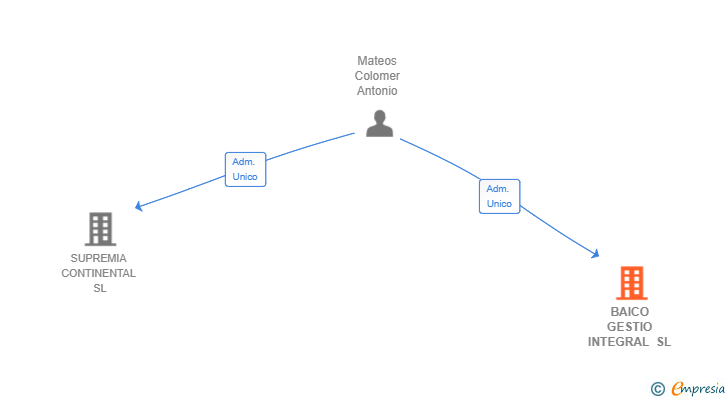 Vinculaciones societarias de BAICO GESTIO INTEGRAL SL