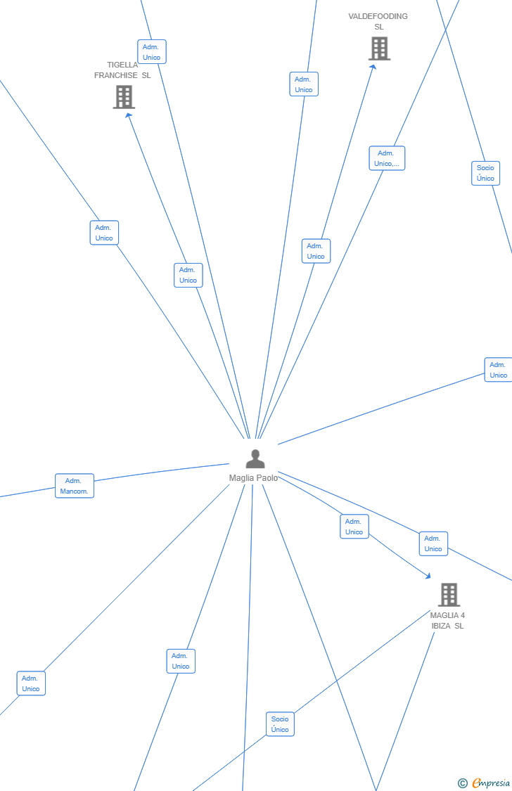 Vinculaciones societarias de VILLACABIRIA INV SL