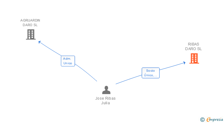 Vinculaciones societarias de RIBAS DARO SL