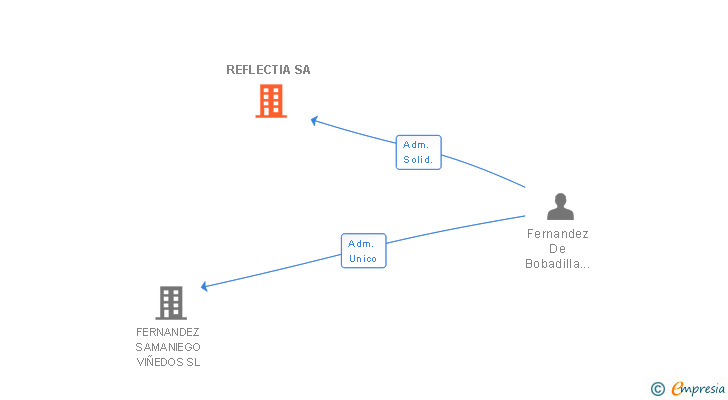 Vinculaciones societarias de REFLECTIA SA