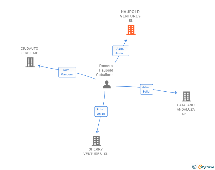 Vinculaciones societarias de HAUPOLD VENTURES SL
