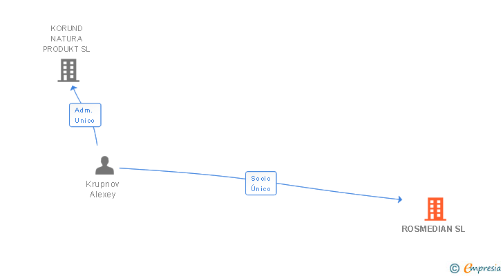 Vinculaciones societarias de ROSMEDIAN SL