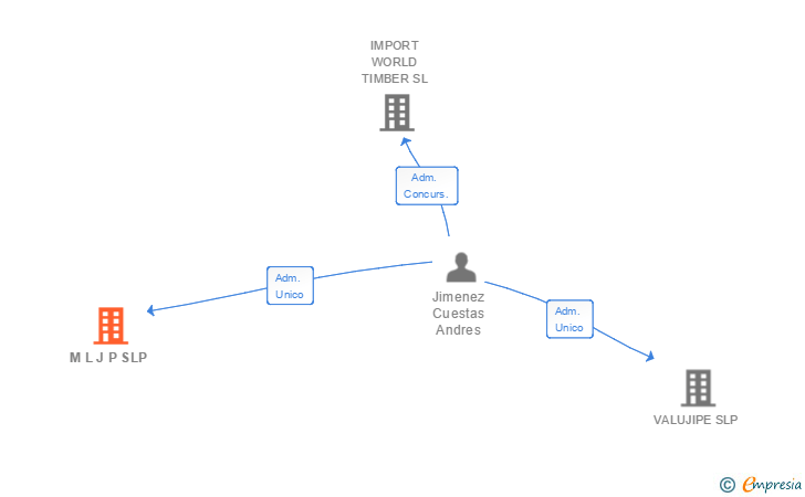 Vinculaciones societarias de M L J P SLP