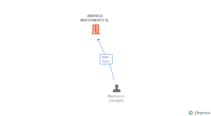 Vinculaciones societarias de ANDREEA INVESTMENTS SL