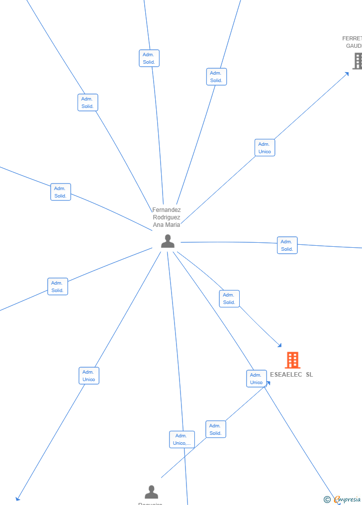 Vinculaciones societarias de ESEAELEC SL