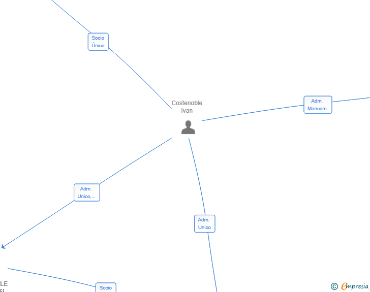 Vinculaciones societarias de IVAN COSTENOBLE HOLDING SL