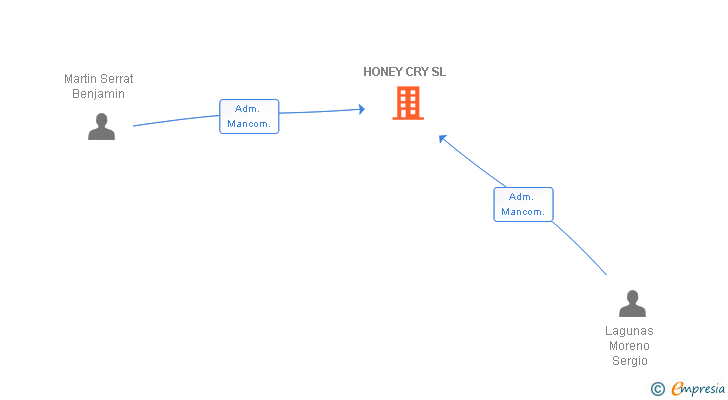 Vinculaciones societarias de HONEY CRY SL