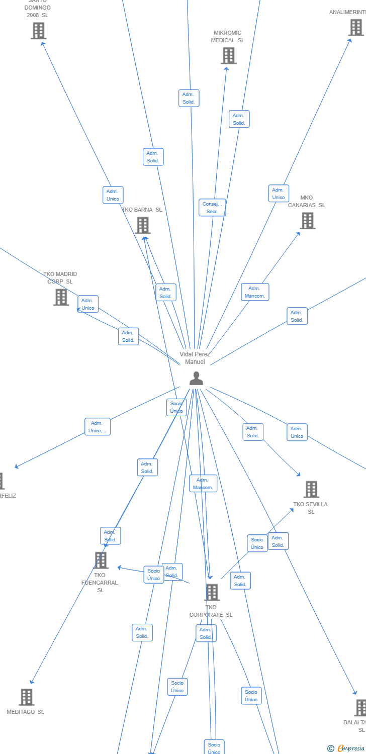 Vinculaciones societarias de CLARION MAXIMA SL
