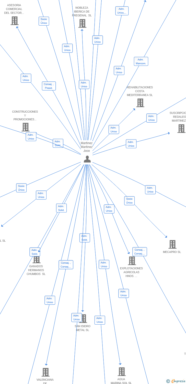 Vinculaciones societarias de CAMARENA 2025 SL
