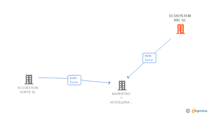 Vinculaciones societarias de ECOSYSTEM XXI SL