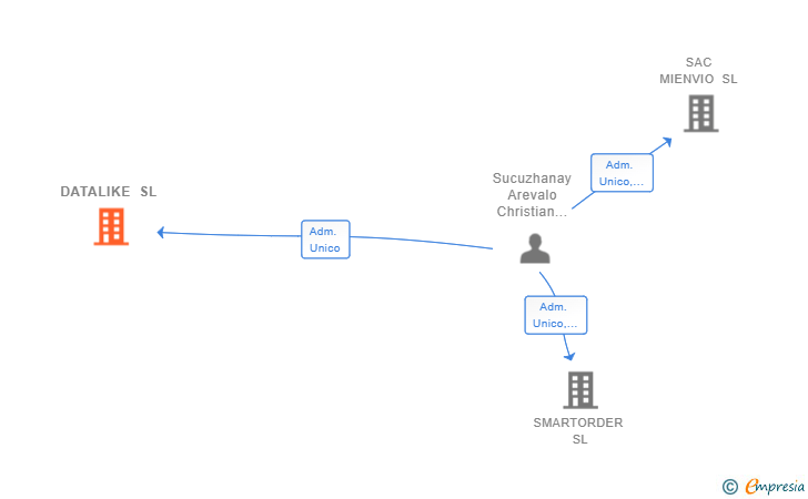 Vinculaciones societarias de DATALIKE SL