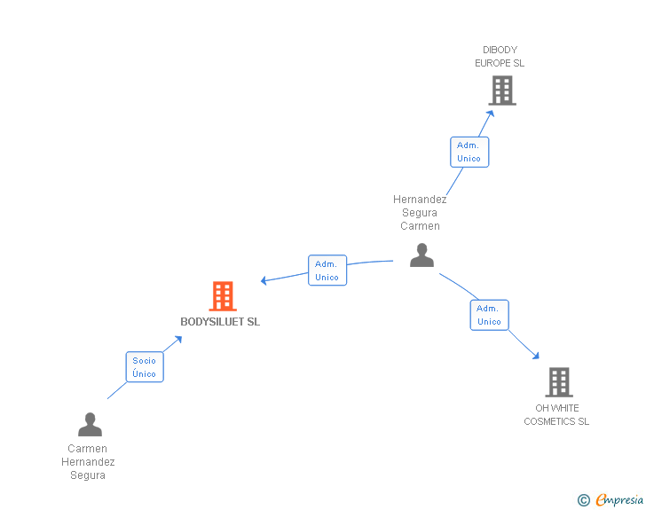 Vinculaciones societarias de BODYSILUET SL