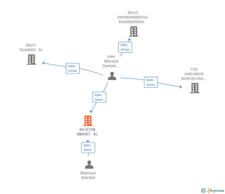 Vinculaciones societarias de SILICON SMART SL