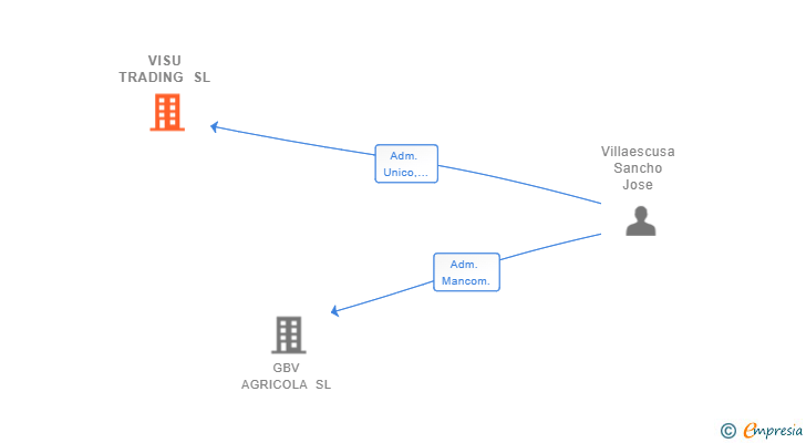 Vinculaciones societarias de VISU TRADING SL