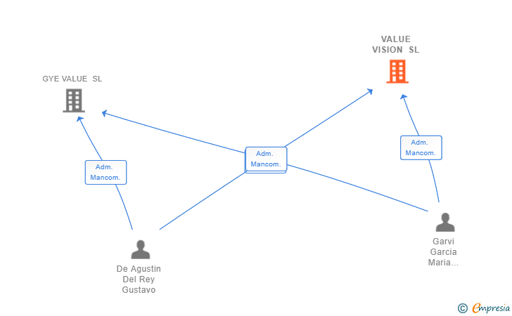 Vinculaciones societarias de VALUE VISION SL