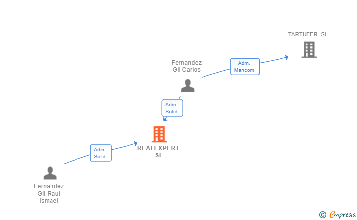 Vinculaciones societarias de REALEXPERT SL