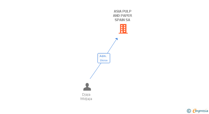 Vinculaciones societarias de ASIA PULP AND PAPER SPAIN SA