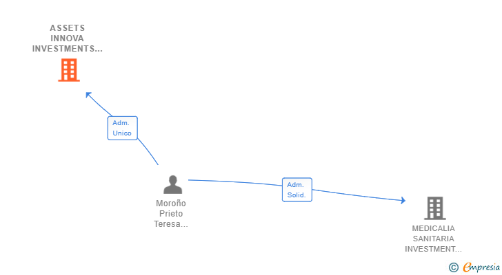 Vinculaciones societarias de ASSETS INNOVA INVESTMENTS SL
