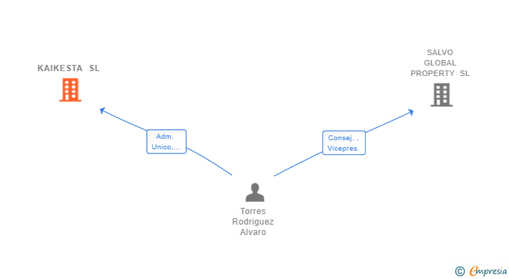 Vinculaciones societarias de KAIKESTA SL