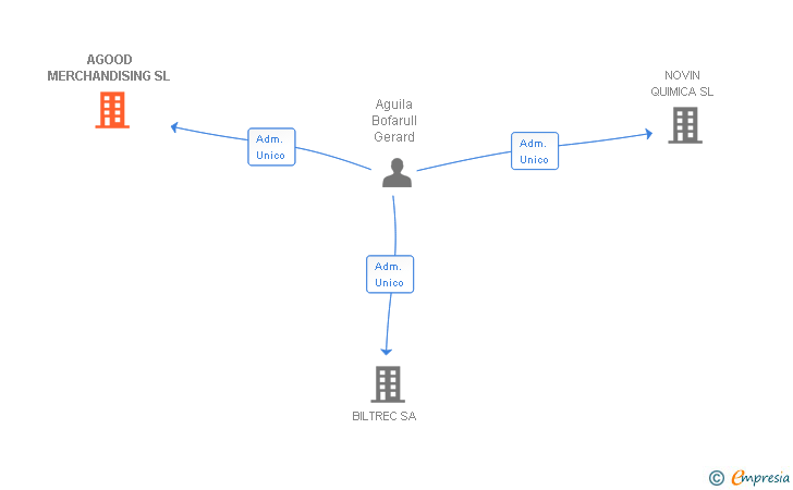 Vinculaciones societarias de AGOOD SERVICES & MANAGEMENT SL