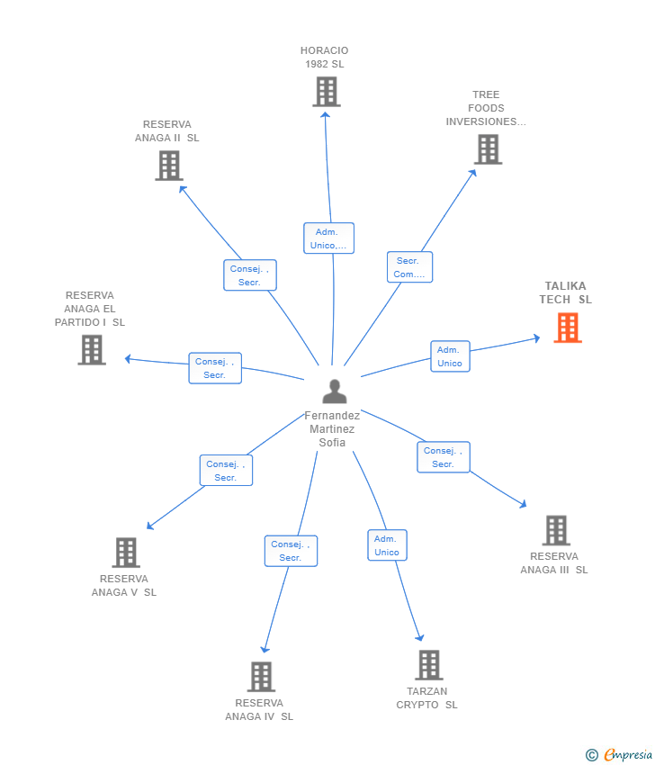 Vinculaciones societarias de TALIKA TECH SL