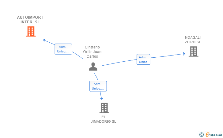 Vinculaciones societarias de AUTOIMPORT INTER SL