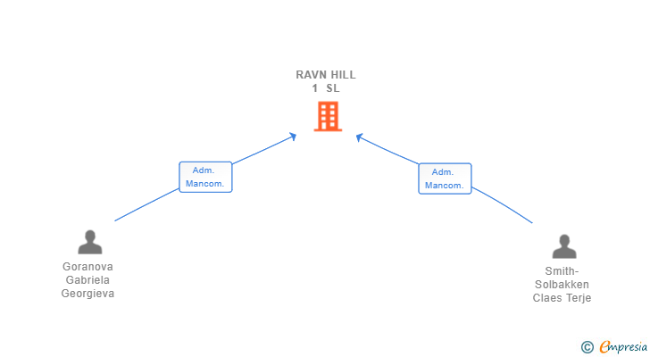 Vinculaciones societarias de RAVN HILL 1 SL