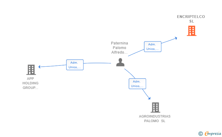 Vinculaciones societarias de ENCRIPTELCO SL