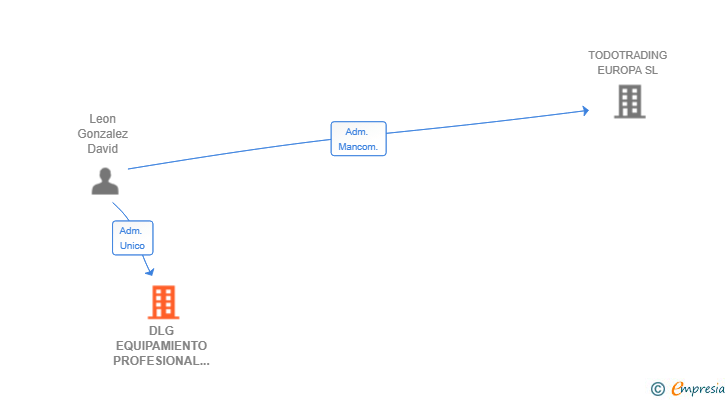 Vinculaciones societarias de DLG EQUIPAMIENTO PROFESIONAL SL