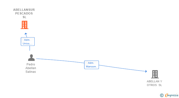 Vinculaciones societarias de ABELLANSUR PESCADOS SL