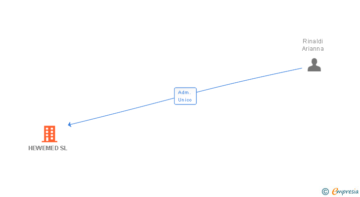 Vinculaciones societarias de HEWEMED SL
