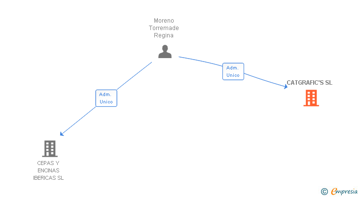 Vinculaciones societarias de CATGRAFIC'S SL