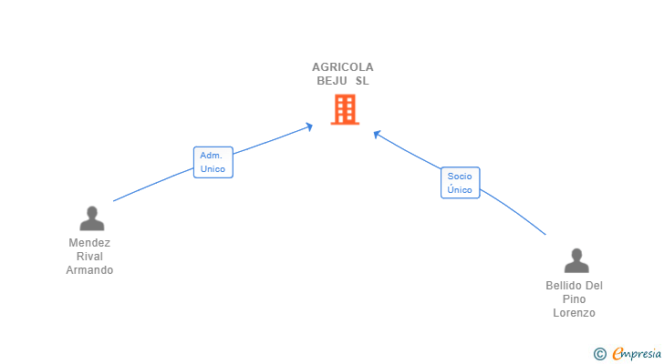 Vinculaciones societarias de AGRICOLA BEJU SL